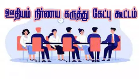 பஞ்சாலை தொழிலுக்கான குறைந்தபட்ச ஊதியம் நிர்ணய கருத்து கேட்பு கூட்டம்