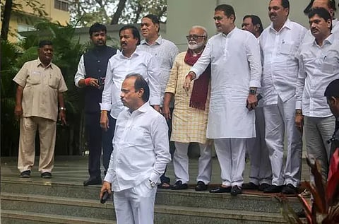 மகாராஷ்டிராவில் பரபரப்பு- சரத் பவாரை சந்தித்தார் அஜித் பவார்