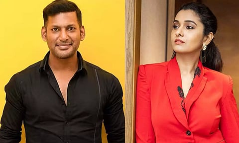 விஷாலுடன் முதல் முறையாக இணையும் பிரியா பவானி சங்கர்.. எந்த படத்தில் தெரியுமா?