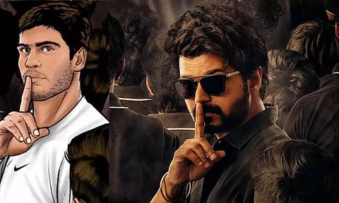 மாஸ்டர் பட போஸ்டரில் விம்பிள்டன் சாம்பியன்- கொண்டாடும் விஜய் ரசிகர்கள்