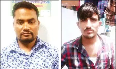 திருப்பூரில் நூதன முறையில் கஞ்சா சாக்லேட் விற்பனை- வடமாநில வாலிபர்கள் 2பேர் கைது