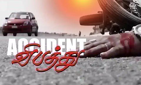 பள்ளி வேன் மோதி ஆசிரியை பலி