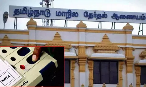 நகர்ப்புற உள்ளாட்சி தேர்தலில் 'வாக்காளர்களுக்கு நோட்டா' விருப்பம்- தமிழ்நாடு தேர்தல் ஆணையம் ஆலோசனை
