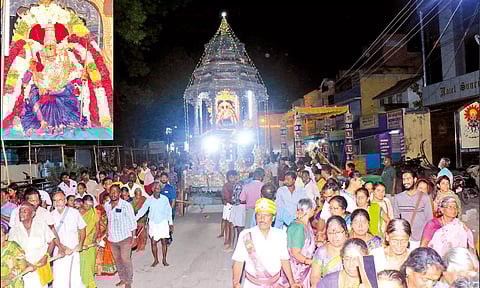 ஆடி திருக்கல்யாண திருவிழா: ராமேசுவரம் கோவிலில் வெள்ளி தேரோட்டம்