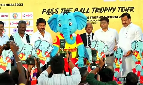 ஆசிய ஆக்கி சாம்பியன்ஷிப் கோப்பையை அறிமுகம் செய்து வைத்தார் அமைச்சர் உதயநிதி ஸ்டாலின்