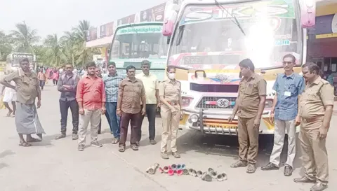 அரசு, தனியார் பஸ்களில் ஏர்ஹாரன்கள் அகற்றம்