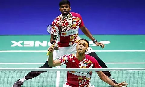 கொரியா ஓபன் பேட்மிண்டன் - சாத்விக், சிராக் ஜோடி அரையிறுதிக்கு முன்னேறியது