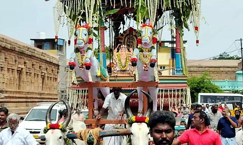 திருவானைக்கோவில் அகிலாண்டேஸ்வரி கோரத வீதி உலா