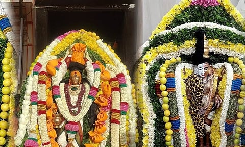 சிறுத்தொண்டநல்லூர் சங்கர ஈஸ்வரர் கோவிலில் ஆடித்தபசு விழா கொடியேற்றம்