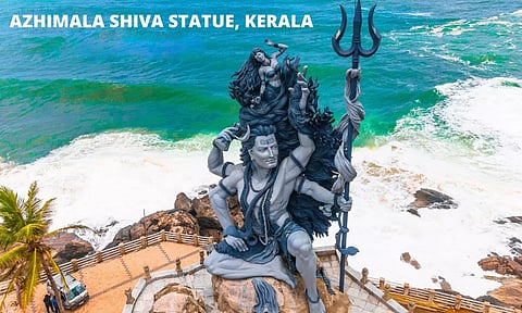 ஆழிமலை சிவன் கோவில் வரலாறும்... 58 அடி உயர 'கங்காதேஸ்வரர்' சிலையும்...