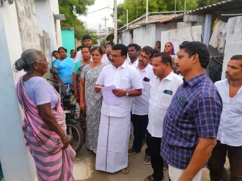 குறைகளை கேட்டு அறிந்த எம்.எல்.ஏ