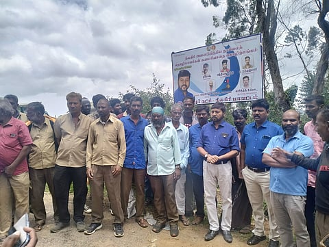 தூய்மை பணியாளர் சங்க பெயர் பலகை திறப்பு விழா