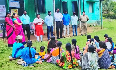 முகாமில் கலந்து கொண்டவர்களின் காட்சி.