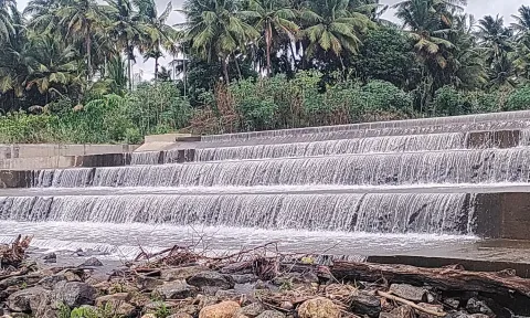 நீர்பிடிப்பு பகுதிகளில் தொடரும் மழை-நொய்யல் ஆற்றில் நீர் வர தொடங்கியது