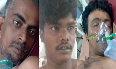 விஷவாயு தாக்கியவர்கள்.