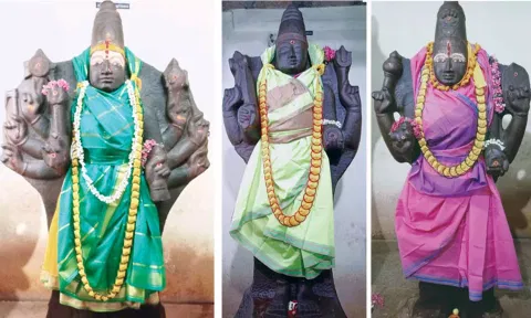 சிறப்பு அலங்காரத்தில் அருள்பாலித்த விஷ்ணு துர்க்கை, சிவதுர்க்கை, கோலாலம்பூர் மகாலெட்சுமி அம்மன்.