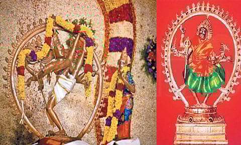 திருவாலங்காட்டில் இருந்து திருக்காளத்தி சென்ற காளி