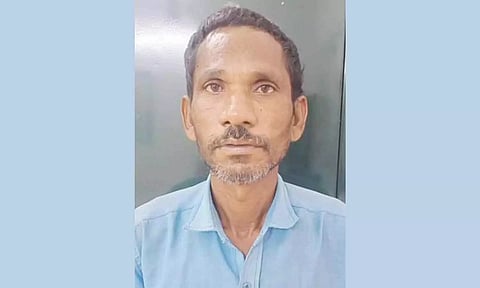 குஜராத்தில் கைதான கொள்ளையன் சத்ரசிங்.