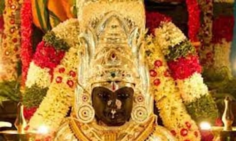 பவானி அம்பிகையின்  திருக்கோலம்