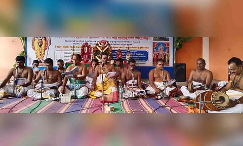சுந்தரமூர்த்தி நாயனார் குருபூஜை விழாவில் பங்கேற்றவர்கள்.