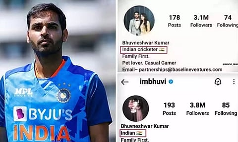 முதலில் குடும்பம் தான்.. கிரிக்கெட்டர் என்ற வார்த்தையை நீக்கிய புவனேஸ்வர் குமார்