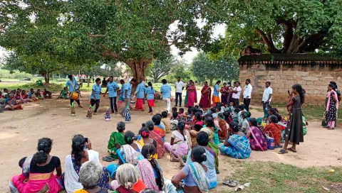 கறம்பக்குடியில் விழிப்புணர்வு கலை நிகழ்ச்சி