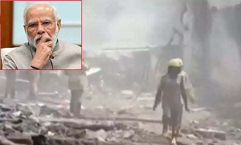 கிருஷ்ணகிரி வெடிவிபத்து: நிவாரணம் அறிவித்தார் பிரதமர் மோடி