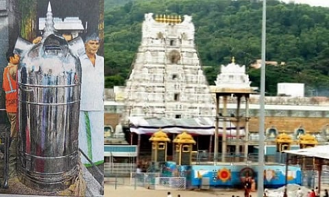 திருப்பதி ஏழுமலையான் கோவிலில் புதிய வடிவிலான உண்டியல்கள் அமைப்பு