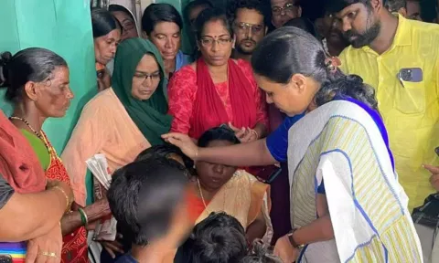 சிறுமியின் குடும்பத்தினருக்கு சுகாதாரத்துறை மந்திரி வீணா ஜார்ஜ் ஆறுதல் கூறினார்.