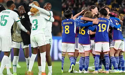 பெண்கள் உலகக்கோப்பை கால்பந்து: ஜாம்பியா- ஜப்பான் அணிகள் வெற்றி