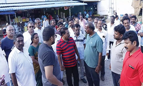 வடசேரி காய்கறி சந்தையில் மேயர் மகேஷ் இன்று மீண்டும் திடீர் ஆய்வு