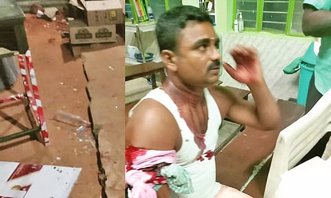 டாஸ்மாக் கடைக்குள் புகுந்து ஊழியர்களை அரிவாளால் வெட்டிய கும்பல்