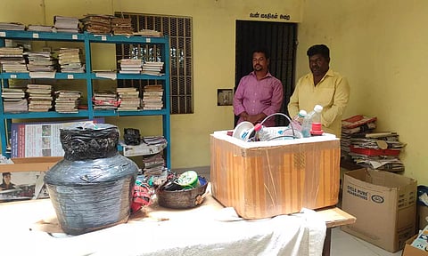 சதுரங்கவேட்டை சினிமா பாணியில் இரிடியம் கண்டுபிடிக்கும் 'ரைஸ் புல்லிங் எந்திரம்' என கூறி மோசடி-2 பேர் கைது