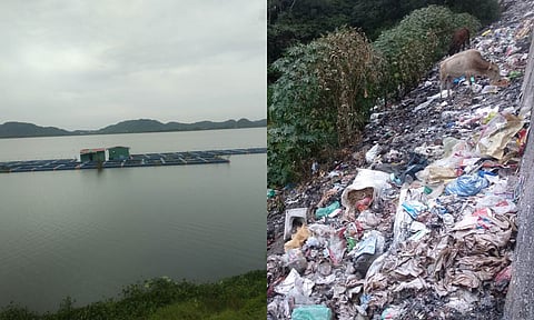 கழிவுநீர் தேக்கமாக மாறும் செங்கல்பட்டு கொளவாய் ஏரி