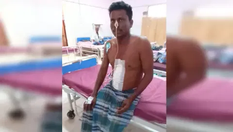 நாமக்கல் அருகே உறவினரை கத்தியால்குத்திய தொழிலாளி கைது
