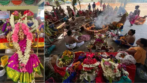 பரமத்திவேலூர் ஸ்ரீ மகா மாரியம்மன் கோவிலில்குபேர மகாலட்சுமி யாக பெருவிழா
