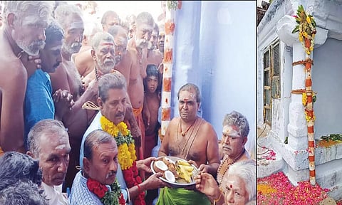 சொரிமுத்து அய்யனார் கோவிலில் ஆடி அமாவாசை திருவிழா கால்நாட்டு நிகழ்ச்சி நடந்த போது எடுத்த படம்.