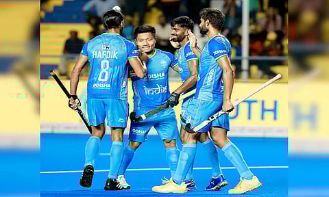 ஆசிய சாம்பியன்ஸ் கோப்பை ஹாக்கி தொடர்- அரையிறுதிக்கு முன்னேறியது இந்தியா