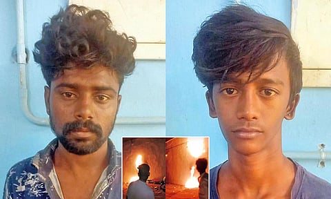 வள்ளியூரில் யூடியூப் பார்த்து பெட்ரோல் வெடிகுண்டு தயாரித்த சிறுவன் உள்பட 3 பேர் கைது