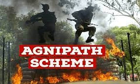 அக்னிபாத் திட்டத்தில் சேர விண்ணப்பிக்கலாம்