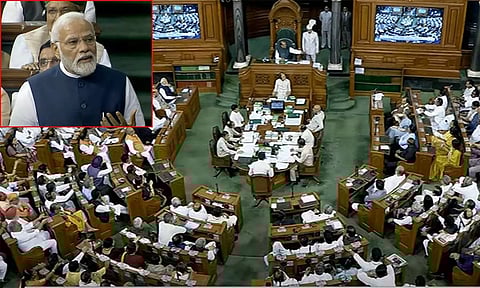 நம்பிக்கையில்லா தீர்மானம் மீதான விவாதத்திற்கு பிரதமர் மோடி பதிலுரை