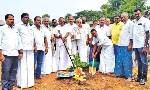 ரூ.1.45 கோடி மதிப்பில் புதிய தார்சாலை அமைக்க பூமிபூஜை