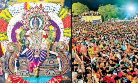 அமாவாசை அன்று 2 லட்சத்திற்கும் மேல் பக்தர்கள் வருகை