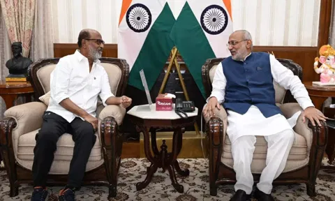 ஜார்கண்ட் ஆளுநரை சந்தித்த ரஜினி.. காரணம் இதுதான்