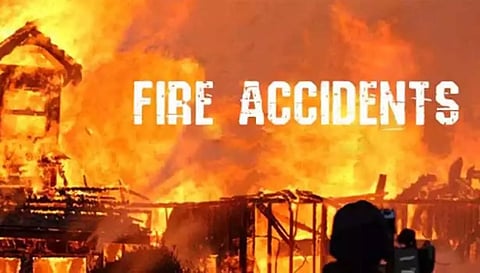 குடிசை வீடு எரிந்து நாசம்