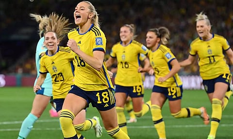 மகளிர் உலக கோப்பை கால்பந்து: ஆஸ்திரேலியாவை வீழ்த்தி வெண்கல பதக்கத்தை வென்ற ஸ்வீடன்