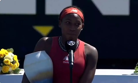 சின்சினாட்டி ஓபன் டென்னிஸ் - சாம்பியன் பட்டம் வென்றார் கோகோ காப்