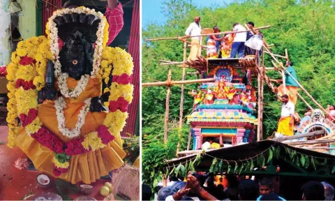 சந்தவாசல் காட்ரோடு ராஜகணபதி மாரியம்மன் கோவில் மகாகும்பாபிஷேகம்