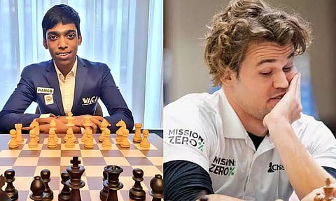 கார்ல்சனை 3 முறை வீழ்த்தி ஆட்டம் காட்டிய தமிழக வீரர்- இறுதிப் போட்டியில் போராடி வீழ்ந்த பிரக்ஞானந்தா