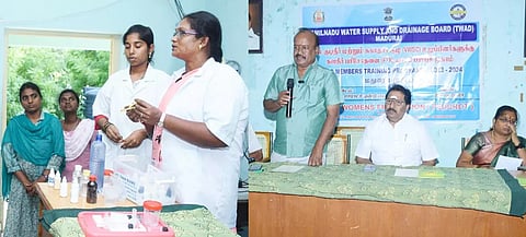 மகளிர் குழுக்களுக்கு களநீர் பயிற்சி வகுப்பு